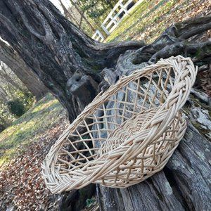 Vintage Wall Decor Boho Woven Basket Wicker